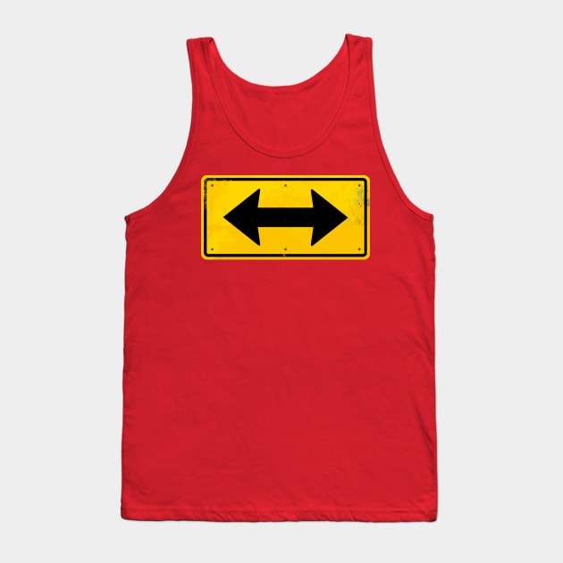 New Direction Bi-Way Sign Tank Top by DanielLiamGill